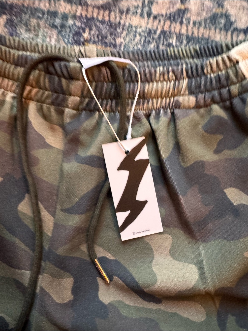 NWT Sabbi the Raving Hearts Mini Shorts in Camoflauge - Picture 7 of 11